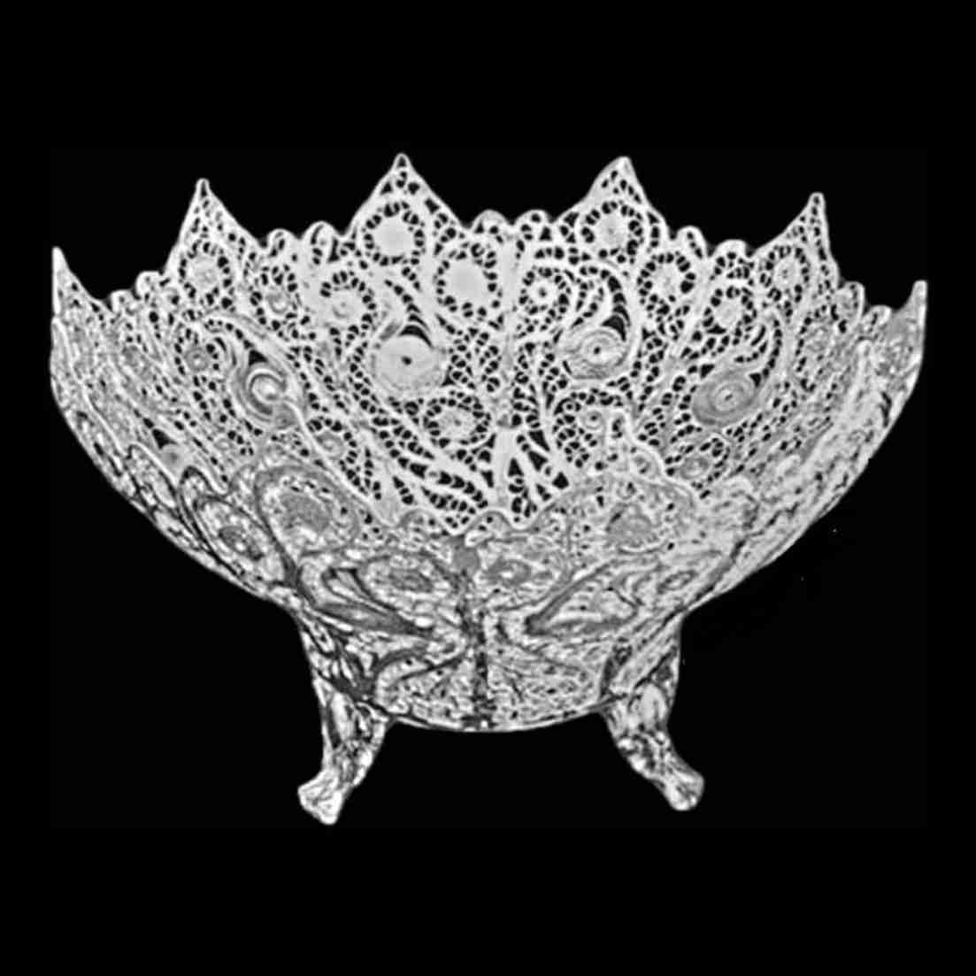 شکلات خوری ملیله کاری زنجان